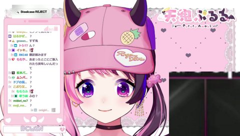 ぷげらの通訳をするぷるる（まぜそばを食べながら）