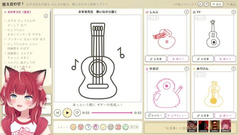 【お題：物　難易度：理不尽　　結果発表】　しん「かるび一回でも成功した？ｗ」　あり「お前、創作キャラにいくやん　　ちいかわの敵でしょ　…かるび　１ヤバいｗ」