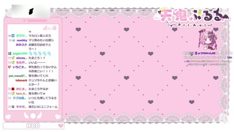 おちつきのない新衣装お披露目前