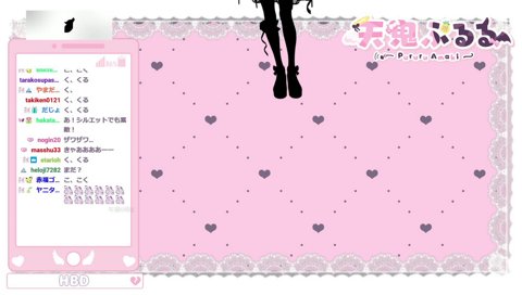上下に往復するシルエットぷるる