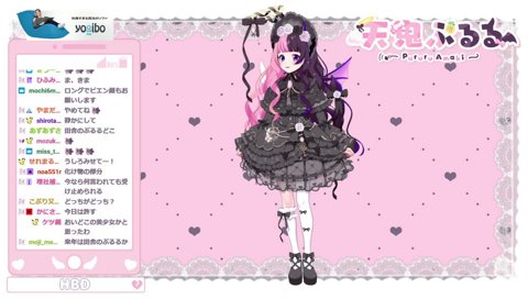 かわいい衣装、中身はぷるる