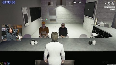 ライトのせいで圧がすごい野間