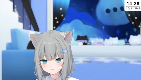 ※鼻をリセットするために自分のにおいをかいでいます