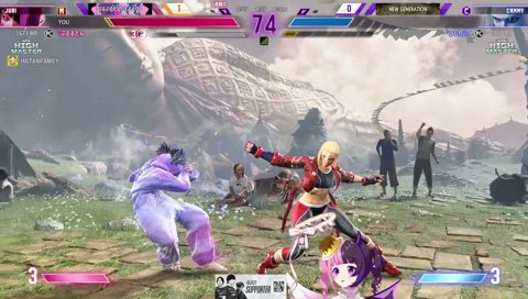 勝利の高笑い（10連勝）